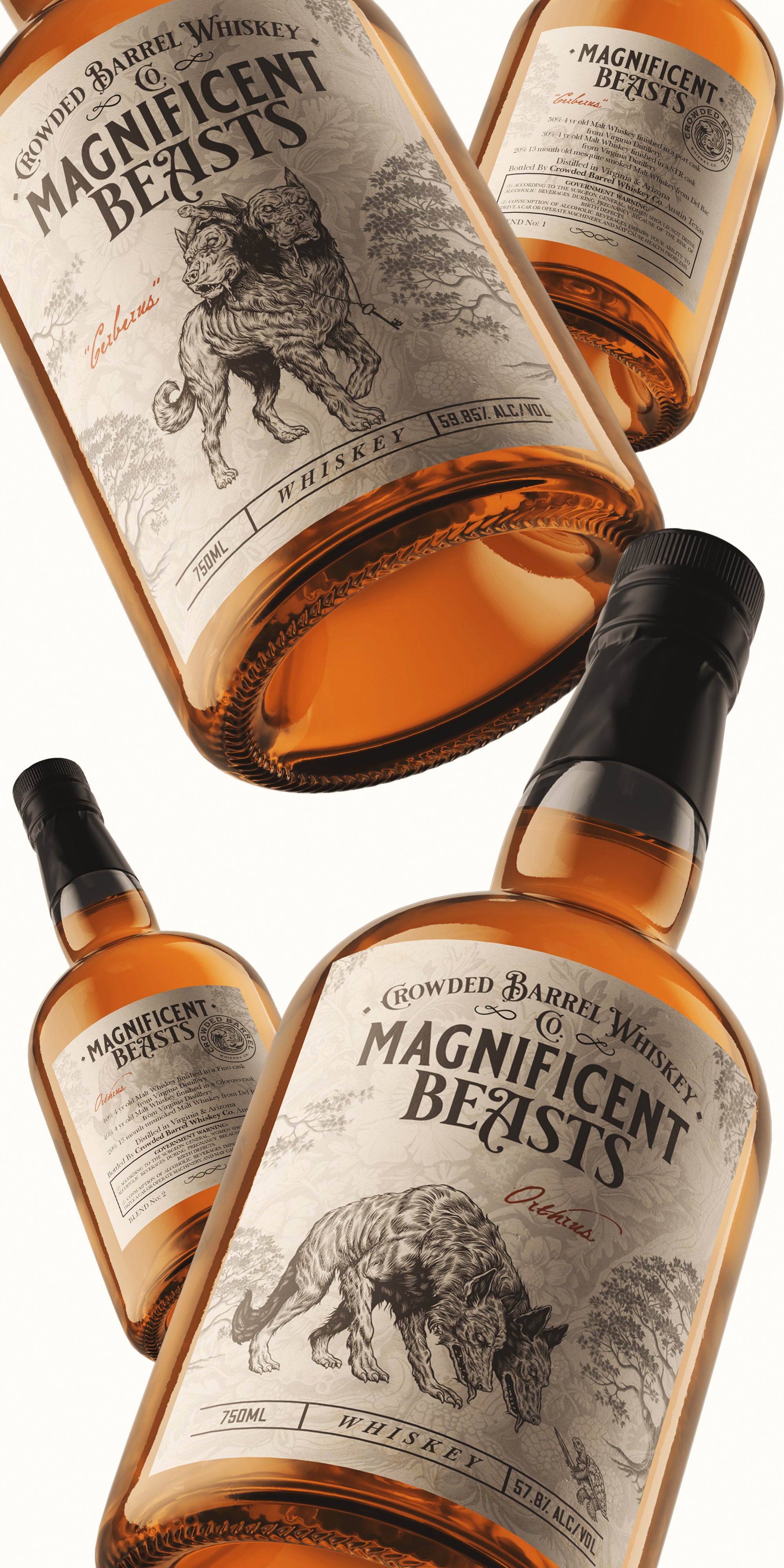 Magnificent Beasts Duo - Crowded Barrel Whiskey Co